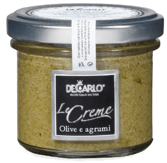 OLIVE VERDI E AGRUMI Le Creme Paté Oliven & Zitrusfrüchte, De Carlo