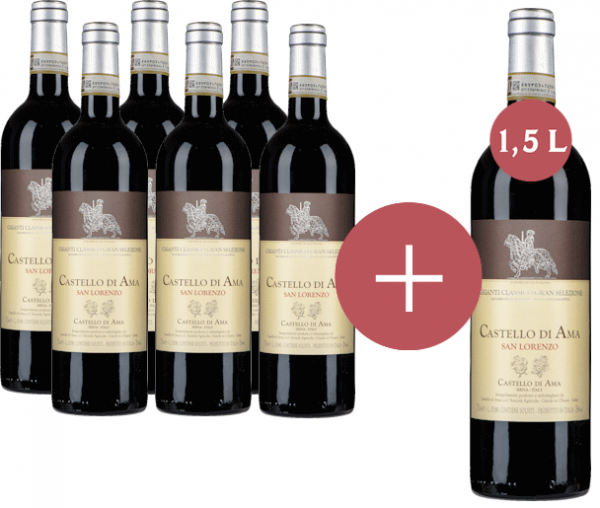 6+Magnum: SAN LORENZO Chianti Classico Gran Selezione 2020, Castello di Ama