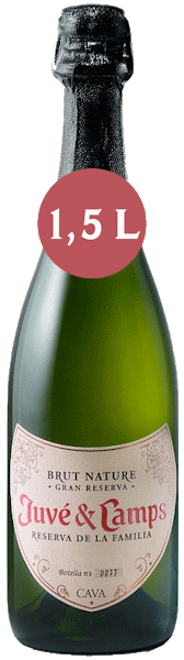 RESERVA DE LA FAMILIA Cava Brut Nature 2018, Juvé y Camps, MAGNUM 1,5 L